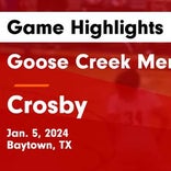 Basketball Game Recap: Goose Creek Memorial Patriots vs. Crosby Cougars