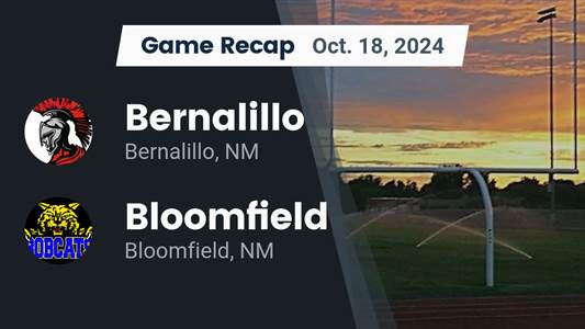 Football Recap: Bernalillo's Luck Takes a Turn for the Worse  on