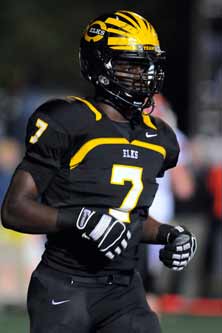 Ifeadi Odenigbo has about 20 scholarshipoffers, but has narrowed his list downto five schools.
