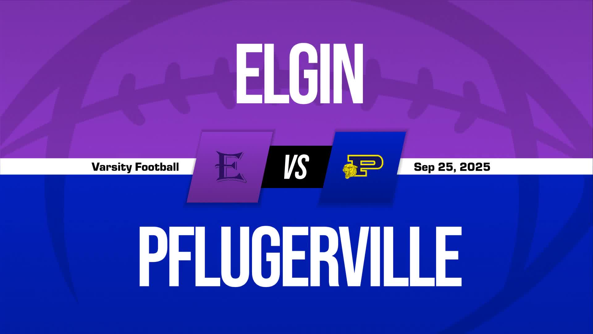 Football Recap: Elgin Takes a Loss