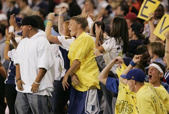 The Wolverines had their fans delirious all night.