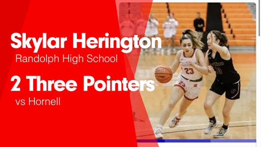 Basketball Recap: Skylar Herington's Big Game Can't Quite Lead Randolph over Frewsburg