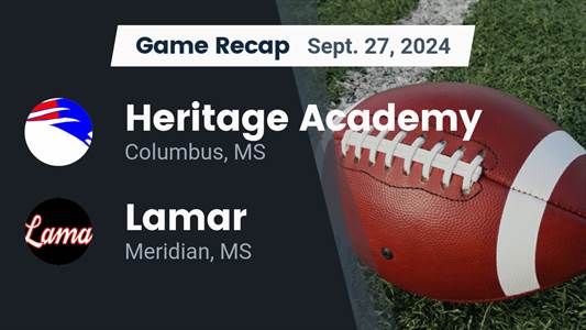 Football Recap: Kellan Kerley Leads Lamar to Victory over Heritage Academy