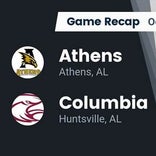 Football Game Recap: Athens Golden Eagles vs. Columbia Eagles