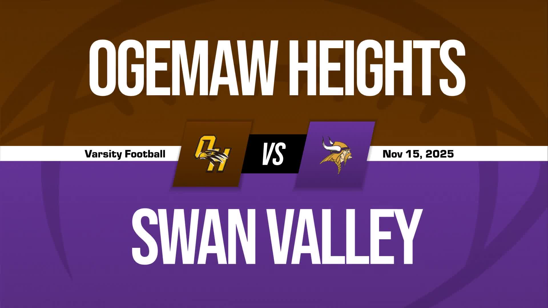 Football Game Preview: Ogemaw Heights Falcons vs. West Catholic Falcons + How To Watch
