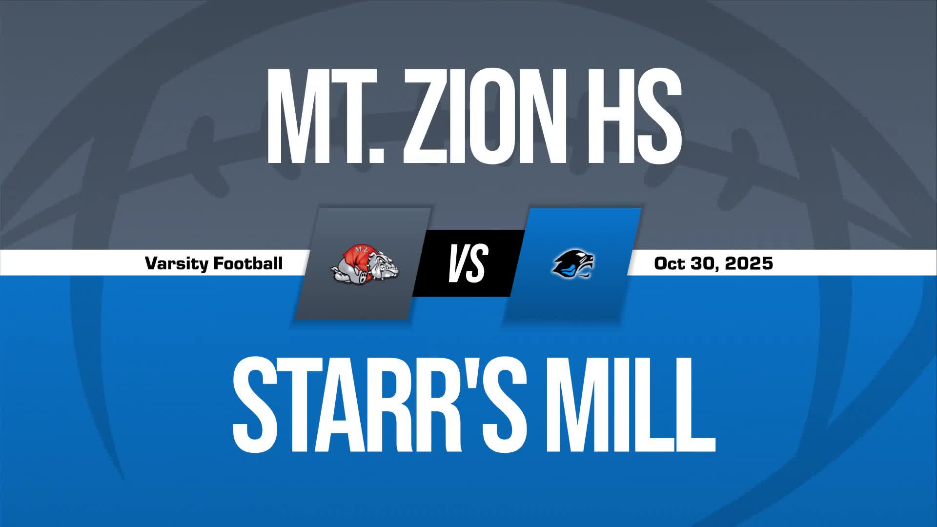 Football Recap: Mt. Zion Takes a Loss