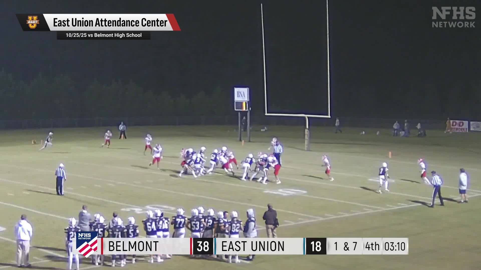 Football Recap: Maddox Treadaway's Big Game Can't Quite Lead East Union over Water Valley + How To Watch