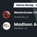 Football Game Recap: Westminster Christian Wildcats vs. Madison Academy Mustangs