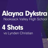 Softball Recap: Nooksack Valley takes loss despite strong  efforts from  Lainey Kimball and  Alayna Dykstra