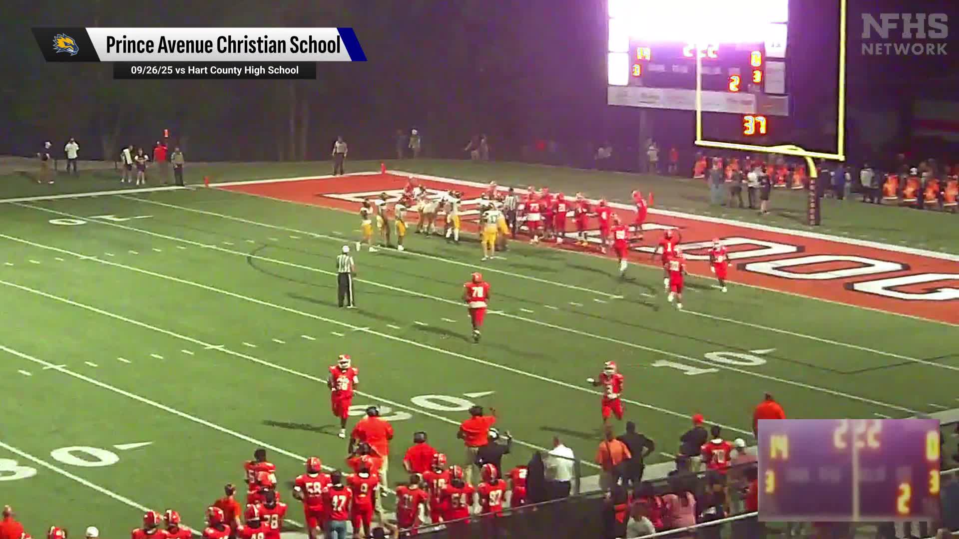 Football Recap: Prince Avenue Christian Snaps Nine-Game Streak of Wins at Home + How To Watch