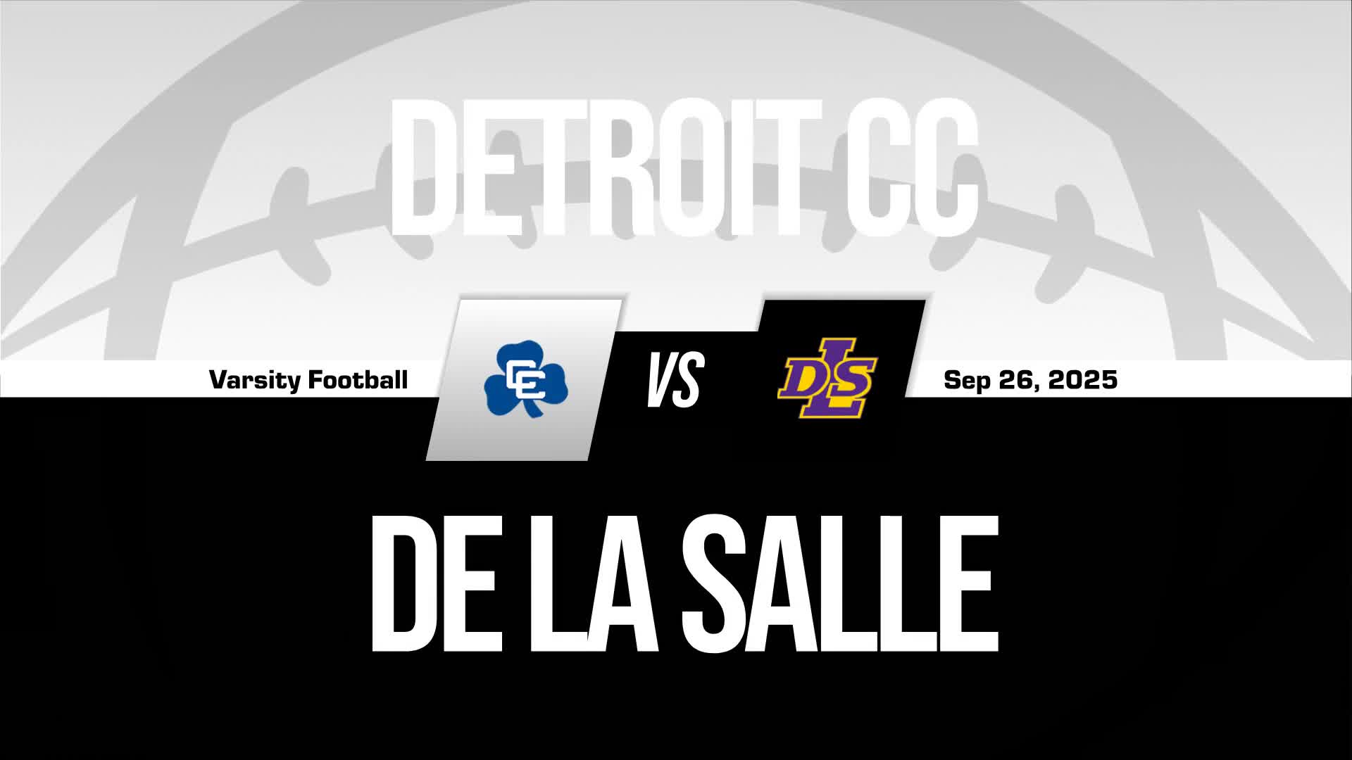 Football Game Preview: De La Salle Collegiate Pilots vs. Fitzgerald Spartans + How To Watch