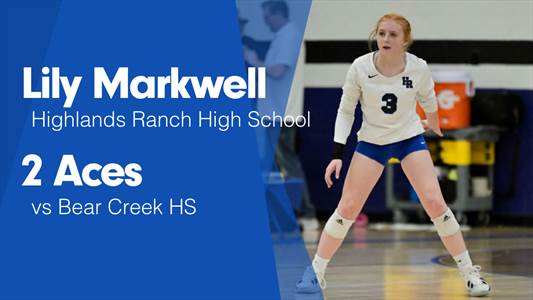 Lily Markwell Game Report: vs Douglas County