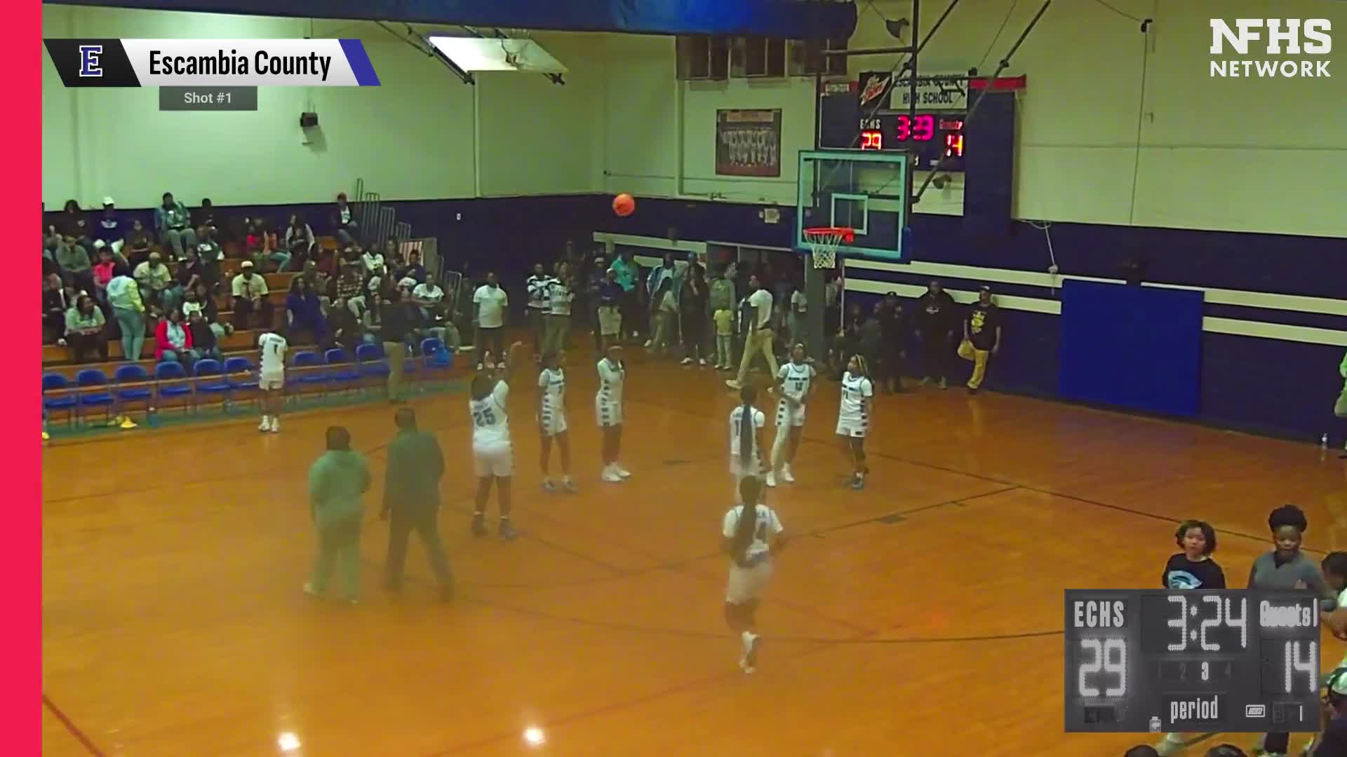 Basketball Recap: Hannah Montgomery and  Ay'riana Mccants Secure Win for Escambia County