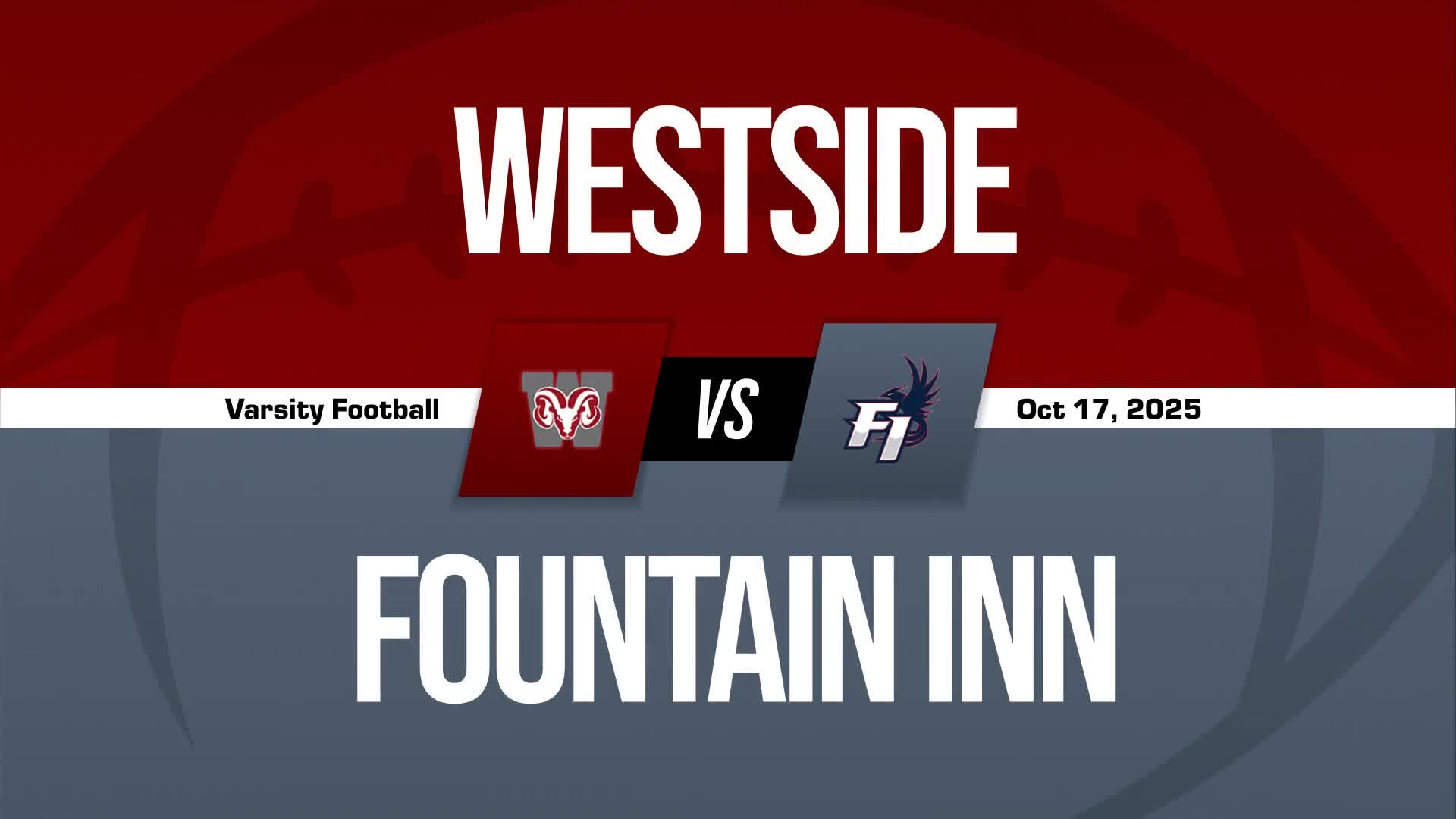 Football Recap: Westside Skates Past Laurens with Ease