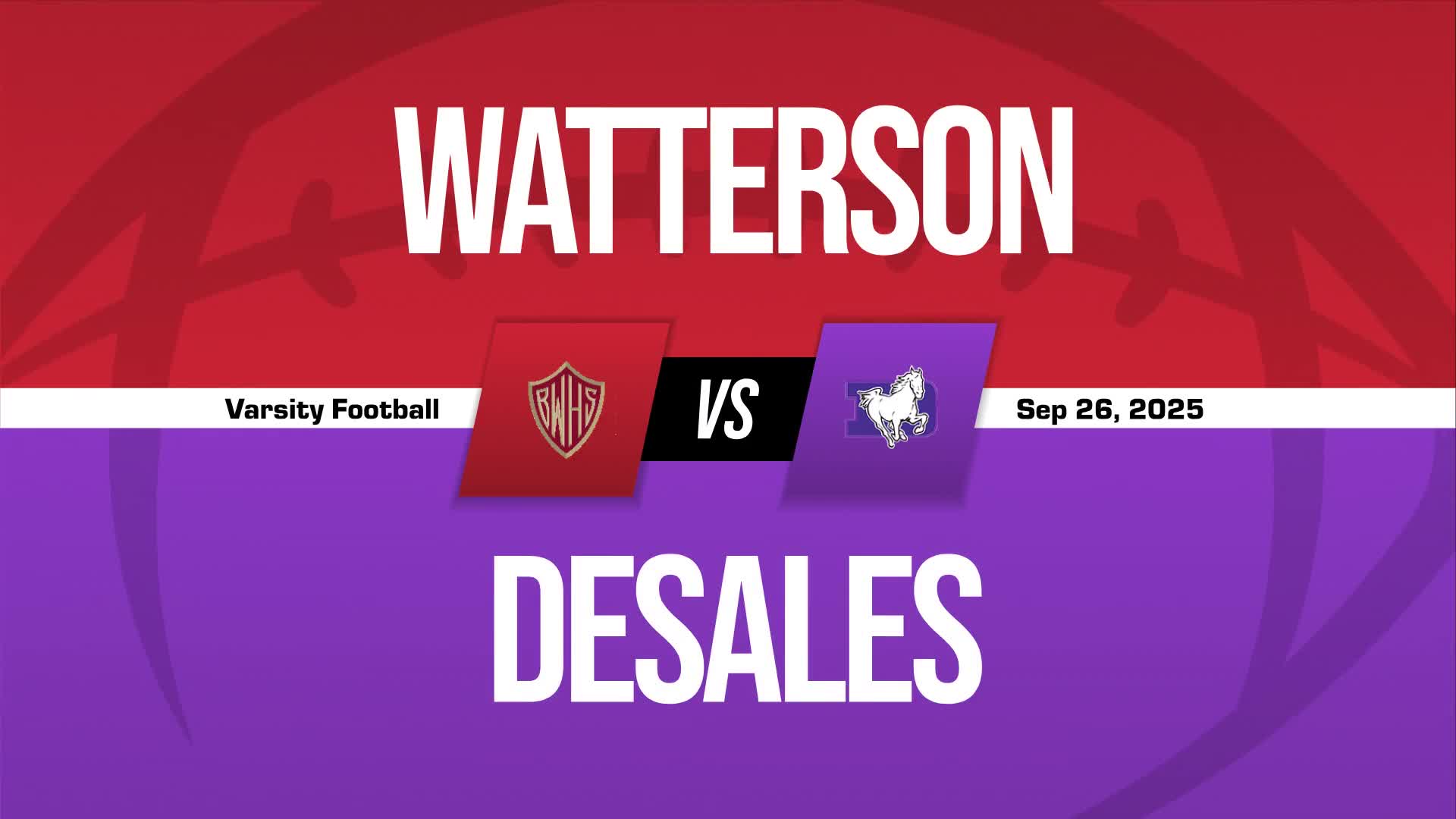 Football Game Preview: St. Francis DeSales Stallions vs. Ashland Arrows