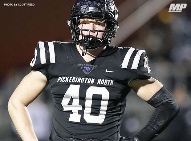 Pickerington North's Jack Sawyer is the No. 1 ranked 2021 prospect in Ohio according to 247sports.com. He's committed to Ohio State. 