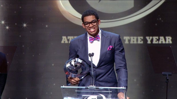 Karl Towns Jr., St. Joseph graduate and incoming freshman at Kentucky.