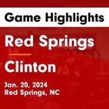 Basketball Game Recap: Clinton Dark Horses vs. Red Springs Red Devils
