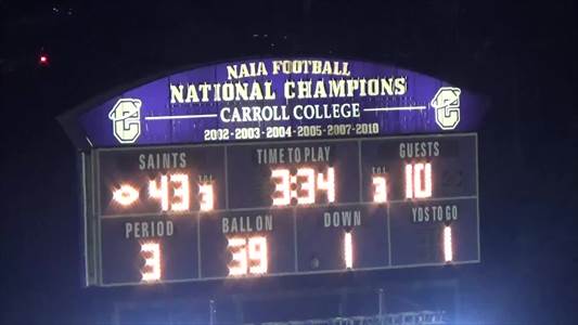 Cole Graham Game Report: vs Flathead