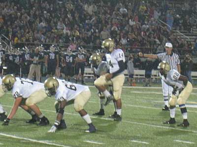 Quarterback Kevin Phillips and the Freehold Boro offense.