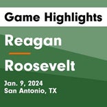 Reagan extends road winning streak to 13