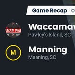 Football Game Recap: Manning Monarchs vs. Waccamaw Warriors