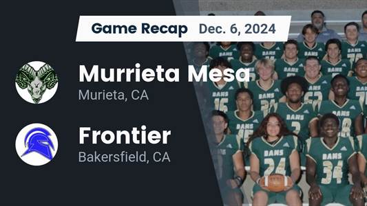 Football Game Preview: Frontier Titans vs. Amador Valley Dons