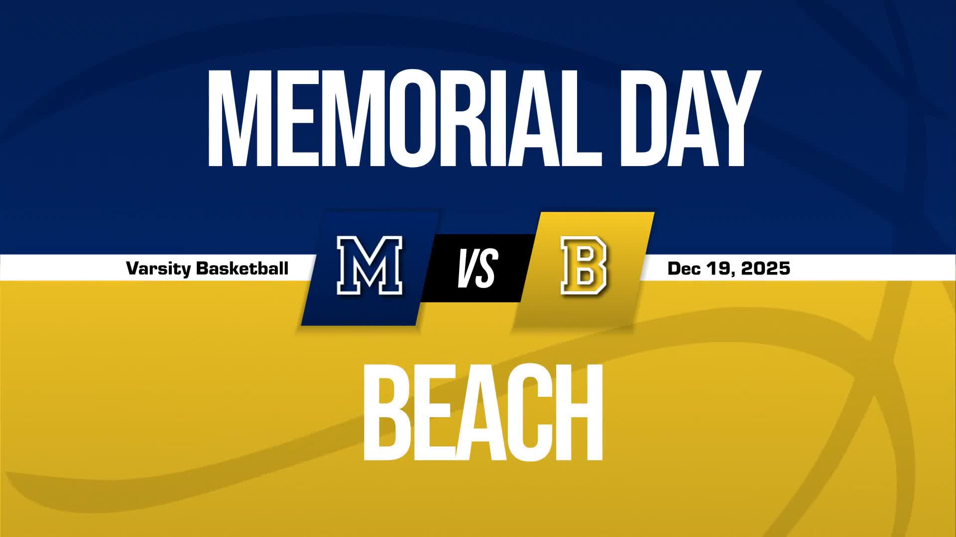 Basketball Recap: Beach Piles Up the Points Against Memorial Day + How To Watch