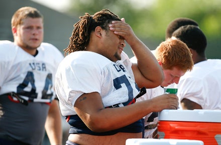 The oppressive heat shouldn't slow down USA Football's Under-19 team that is the heavy favorite heading into the 2012 IFAF World Championships at Burger Stadium in Austin, Texas.