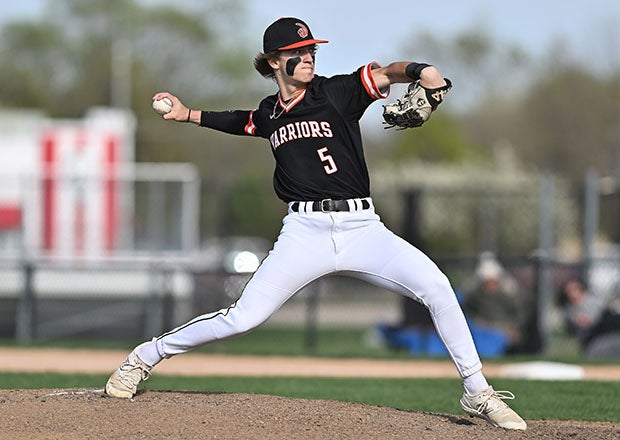 Junior Lucas Acevedo has helped Lincoln-Way West go 23-0 so far this season. He is 4-0 on the mound with a 0.78 ERA while batting .407 with a team-leading 27 runs. (Photo: Dean Reid)