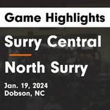 Basketball Game Recap: North Surry Greyhounds vs. Surry Central Golden Eagles