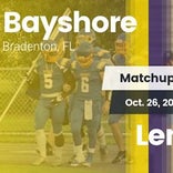 Football Game Recap: Bayshore vs. Lemon Bay