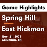 East Hickman County vs. Spring Hill