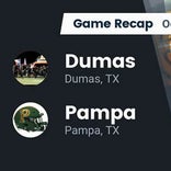 Football Game Recap: Pampa Harvesters vs. Dumas Demons