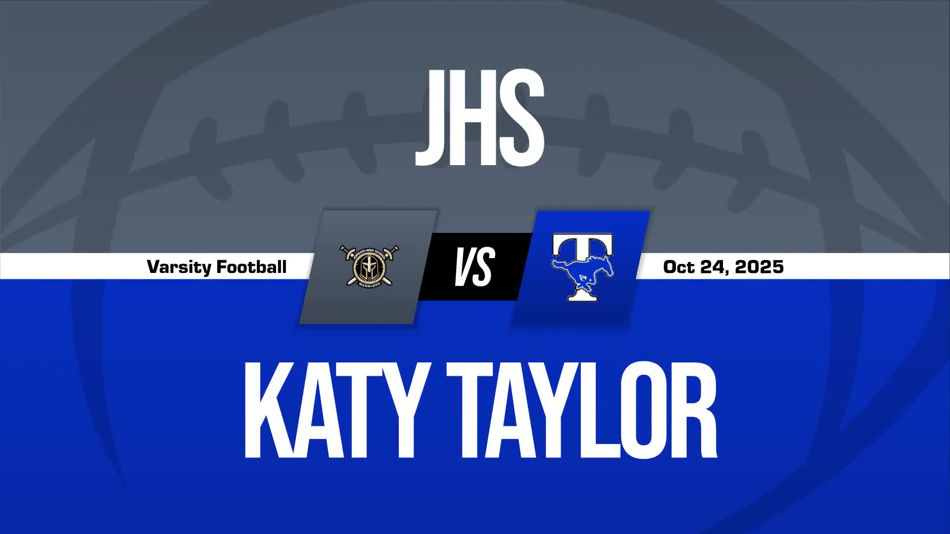 Football Game Preview: Katy Taylor Mustangs vs. Paetow Panthers + How To Watch