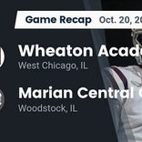 Football Game Recap: Marian Central Catholic Hurricanes vs. Wheaton Academy Warriors