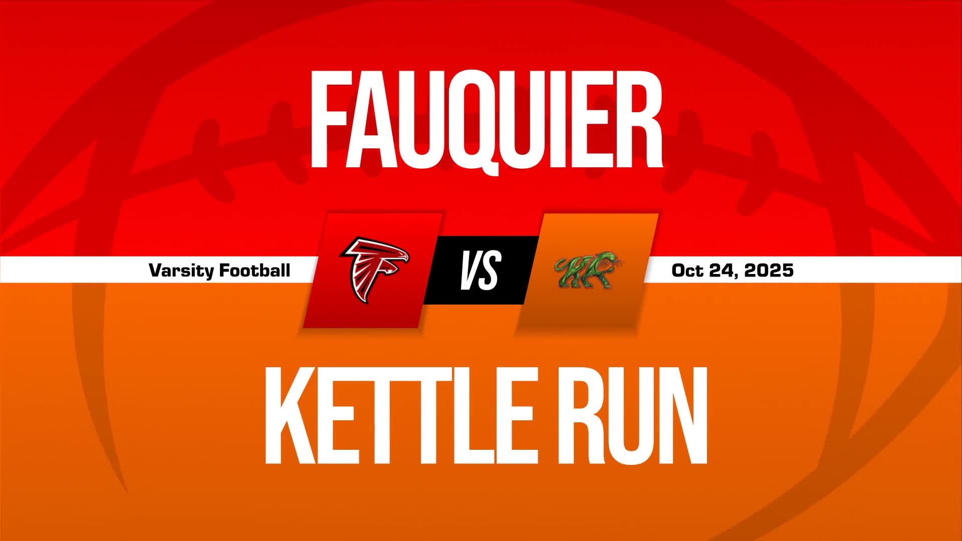 Football Game Preview: Fauquier Falcons vs. Sherando Warriors + How To Watch