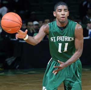 Kyrie Irving as a prep at St. Patrick.