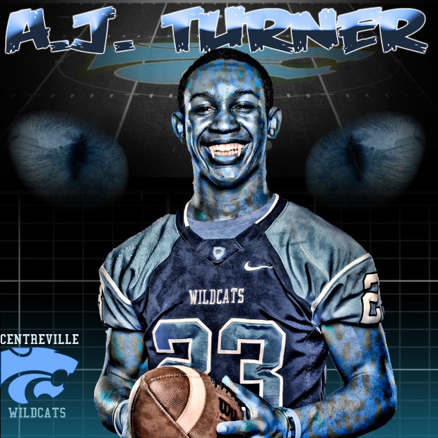 A.J. Turner, a top recruit, can't wait to sink his teeth into opposing defenses.