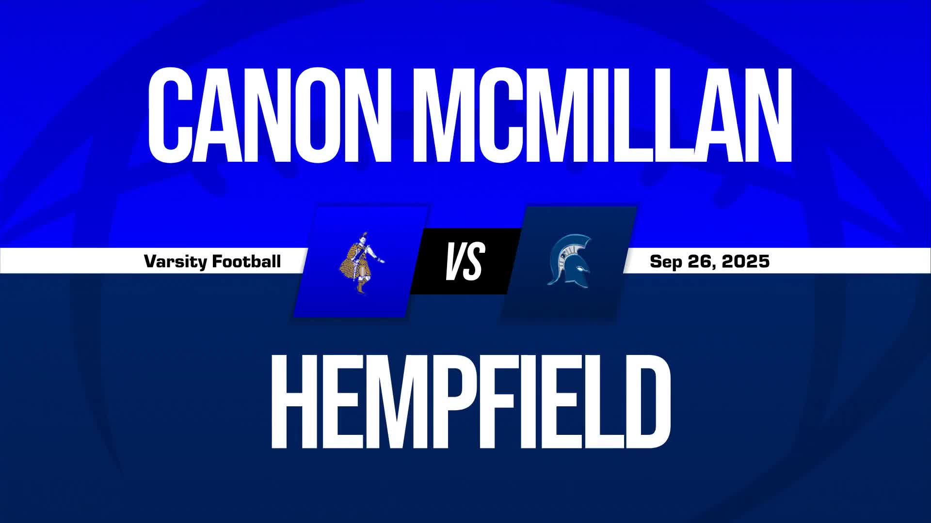 Football Recap: Canon-McMillan Comes Up Short