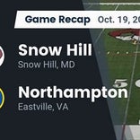 Football Game Recap: Snow Hill Eagles vs. Northampton Yellowjackets