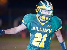 Placer's Joe Mangino scored two TDs
in a 56-14 win over Foothill. 