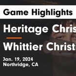 Basketball Game Recap: Whittier Christian Heralds vs. Valley Christian Defenders