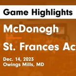 St. Frances Academy takes loss despite strong efforts from  Amora Alston and  Zoe Osby