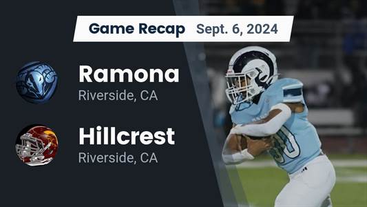 Football Recap: Sincere Tolbert Leads Ramona to Victory over Hil