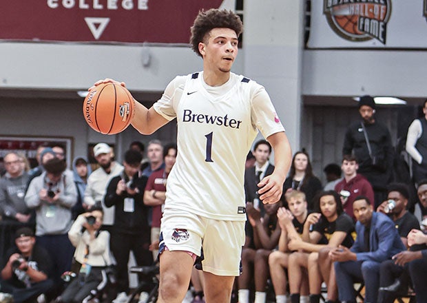 New Hampshire MaxPreps Player of the Year Elijah Crawford in action at the Spalding Hoophall Classic in January. (Photo: Lonnie Webb)