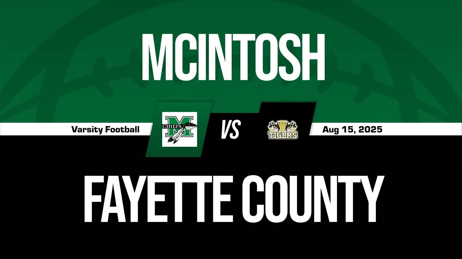 Football Game Preview: McIntosh Chiefs vs. Langston Hughes Panthers + How To Watch