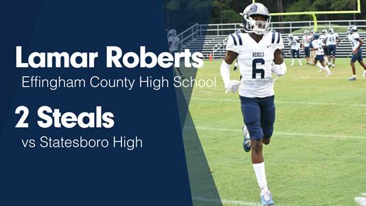 Lamar Roberts Game Report: vs Greenbrier