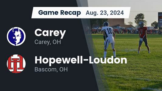 Football Recap: Carey Falls to Hopewell-Loudon in First Game of 