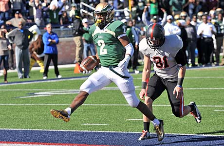 Dontre Wilson and DeSoto's high-powered offense were too much for a tough Coppell defense on Saturday, vaulting the Eagles to No. 1 in this week's rankings.